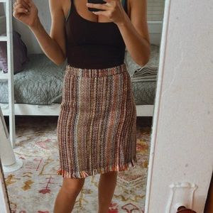 Tweed Anthropologie Skirt